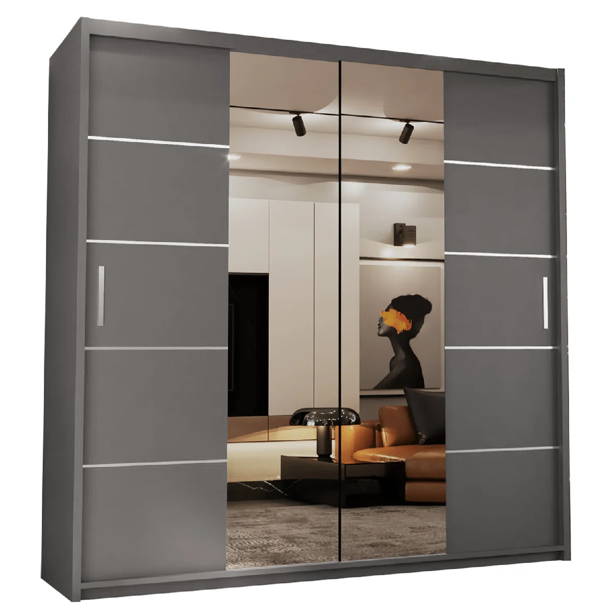 Mirror Sliding Wardrobe